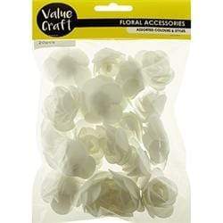 AussieSuperStore Art & Craft Essentials Foam Rose Heads  Foam Rose Heads | Artificial Craft Flower Party Decoration 9331468054313 VJY152